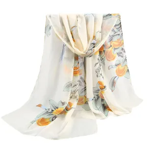 Chiffon Print Women Scarves Shawl Jacquard Cotton Parisian Stripe Shawl Soft Beach Towel Scarf Wraps Summer Light Scarf