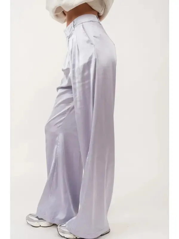 Chloe Satin Wide Pants