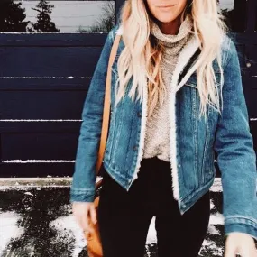 Classic Denim Sherpa Jacket