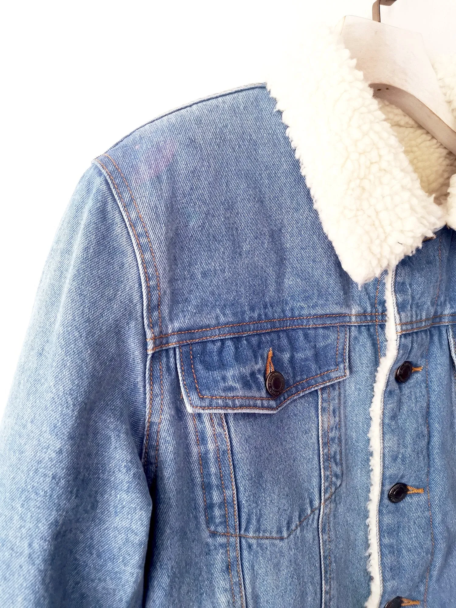 Classic Denim Sherpa Jacket