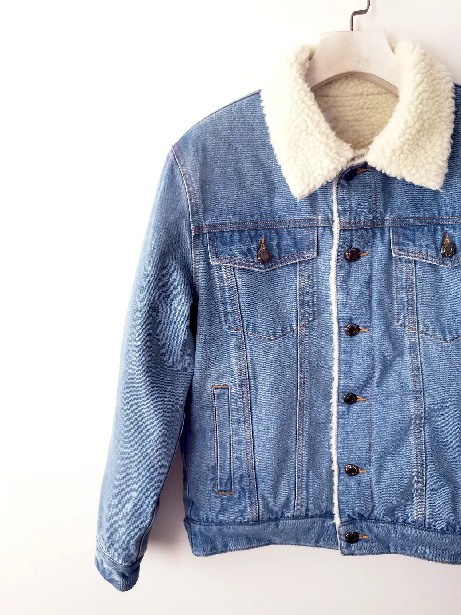 Classic Denim Sherpa Jacket