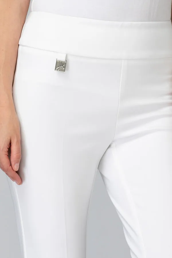 Classic Tailored Slim Pant 144092 in Black, White, Navy, Moonstone & Vanilla by Joseph Ribkoff