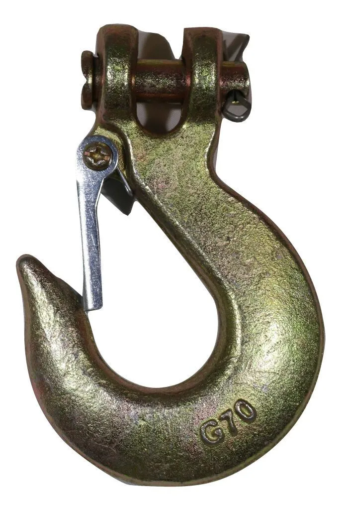 Clevis Slip Hook 5/16" with Latch Grade 70 | 8 PACK