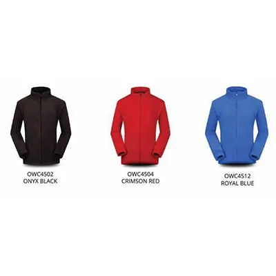 Collar Fleece Zip Up Jacket (Unisex)