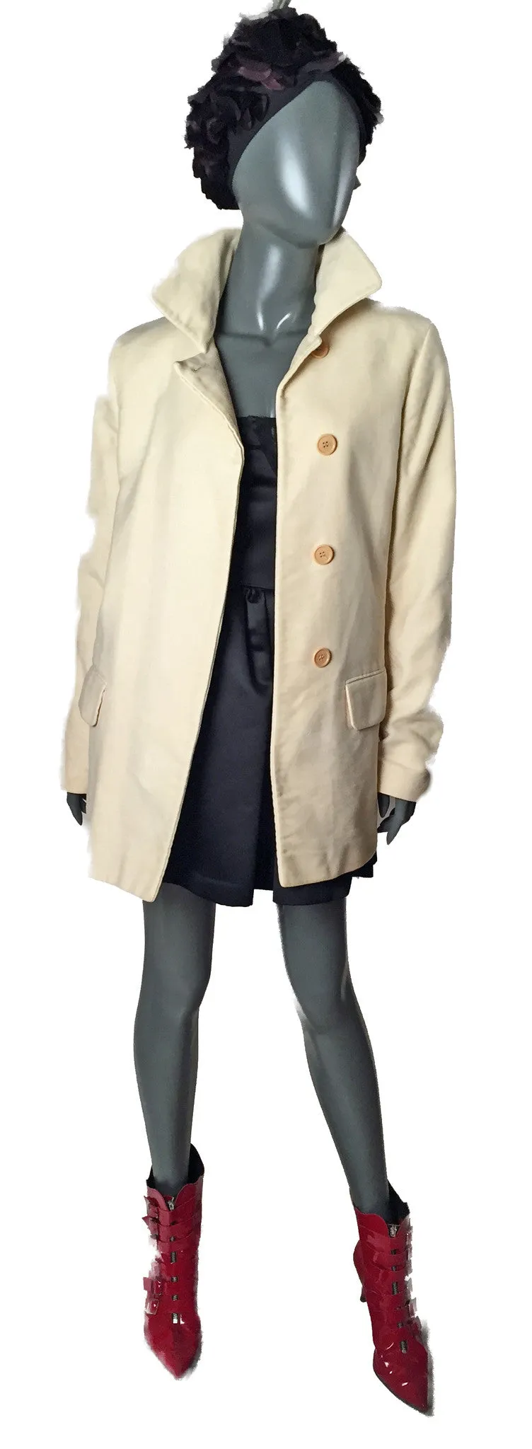 Collectable Helmut Lang Moleskin Peacoat