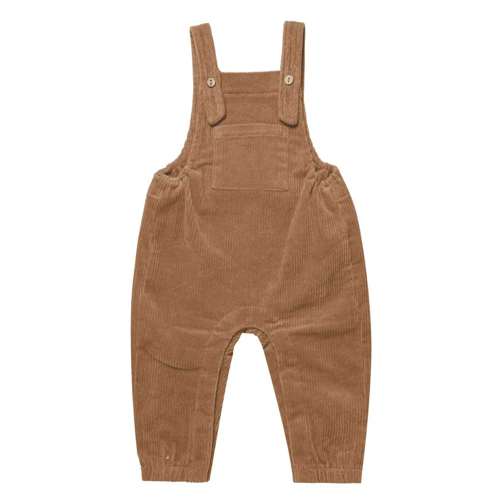 Corduroy Baby Overalls - Cinnamon