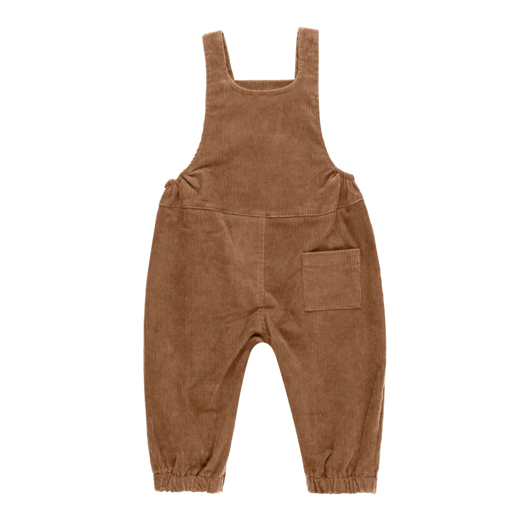 Corduroy Baby Overalls - Cinnamon