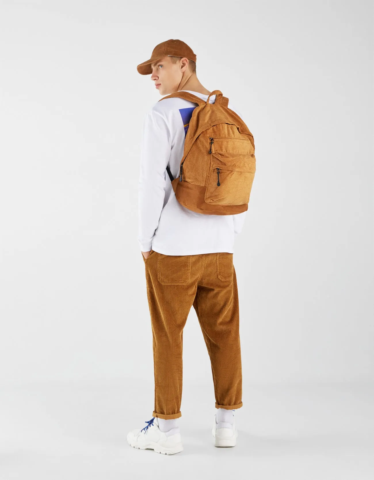 Corduroy backpack