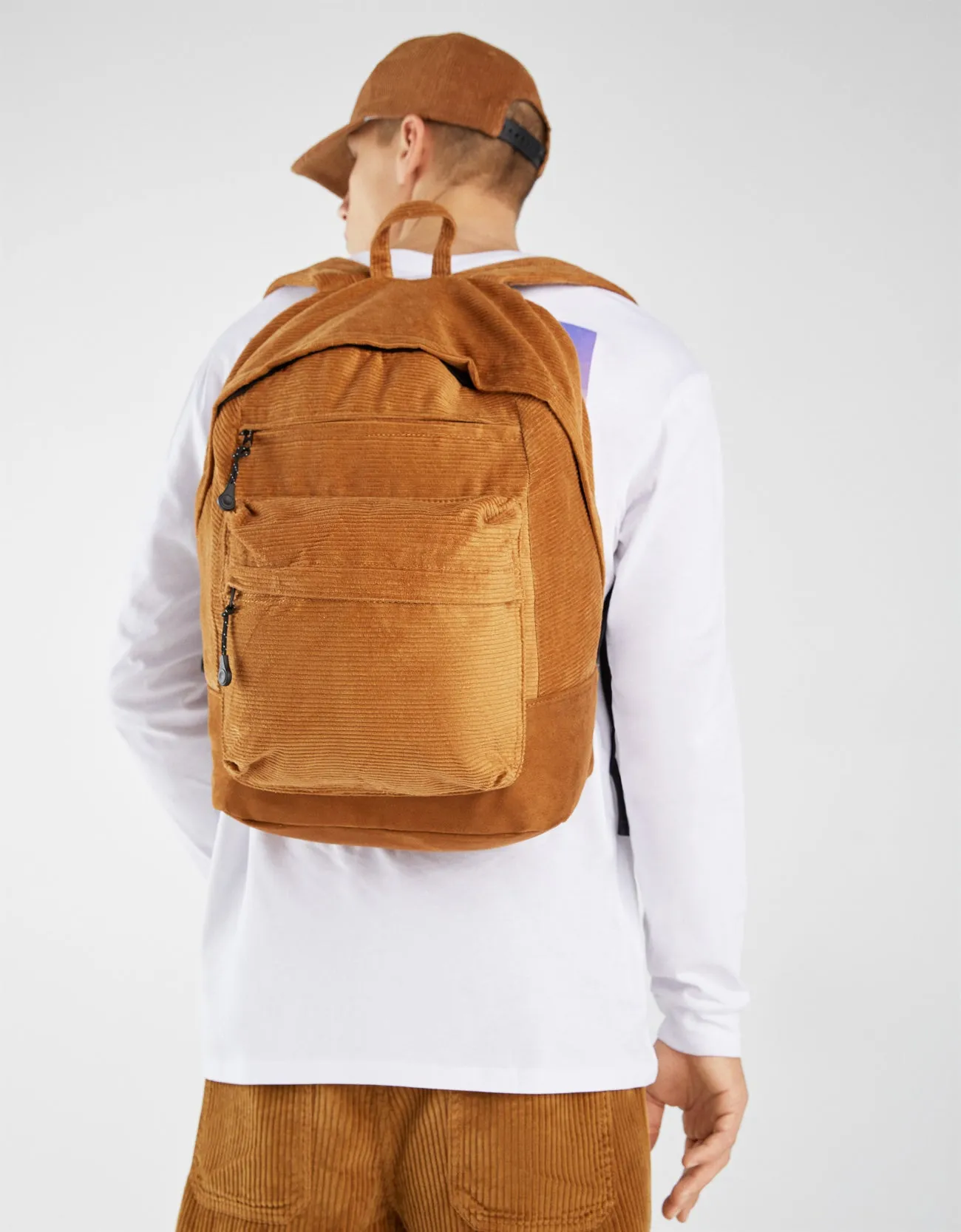 Corduroy backpack