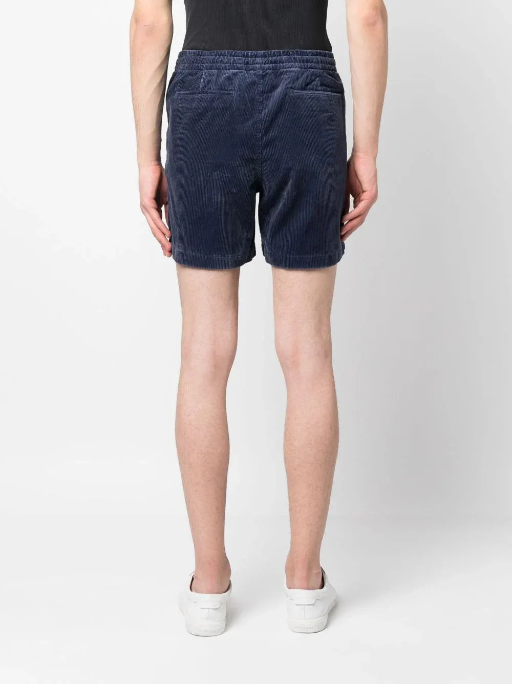 Corduroy Drawstring-Fastening Shorts