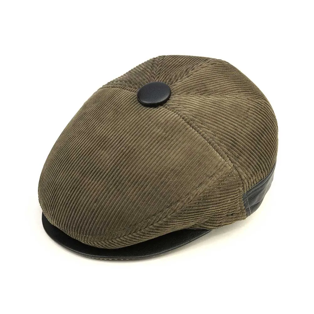 Corduroy Ivy Cap W/Warmer Flap