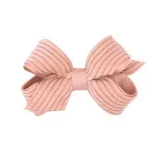 Corduroy Overlay Bow