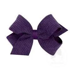 Corduroy Overlay Bow