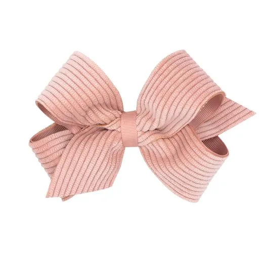 Corduroy Overlay Bow