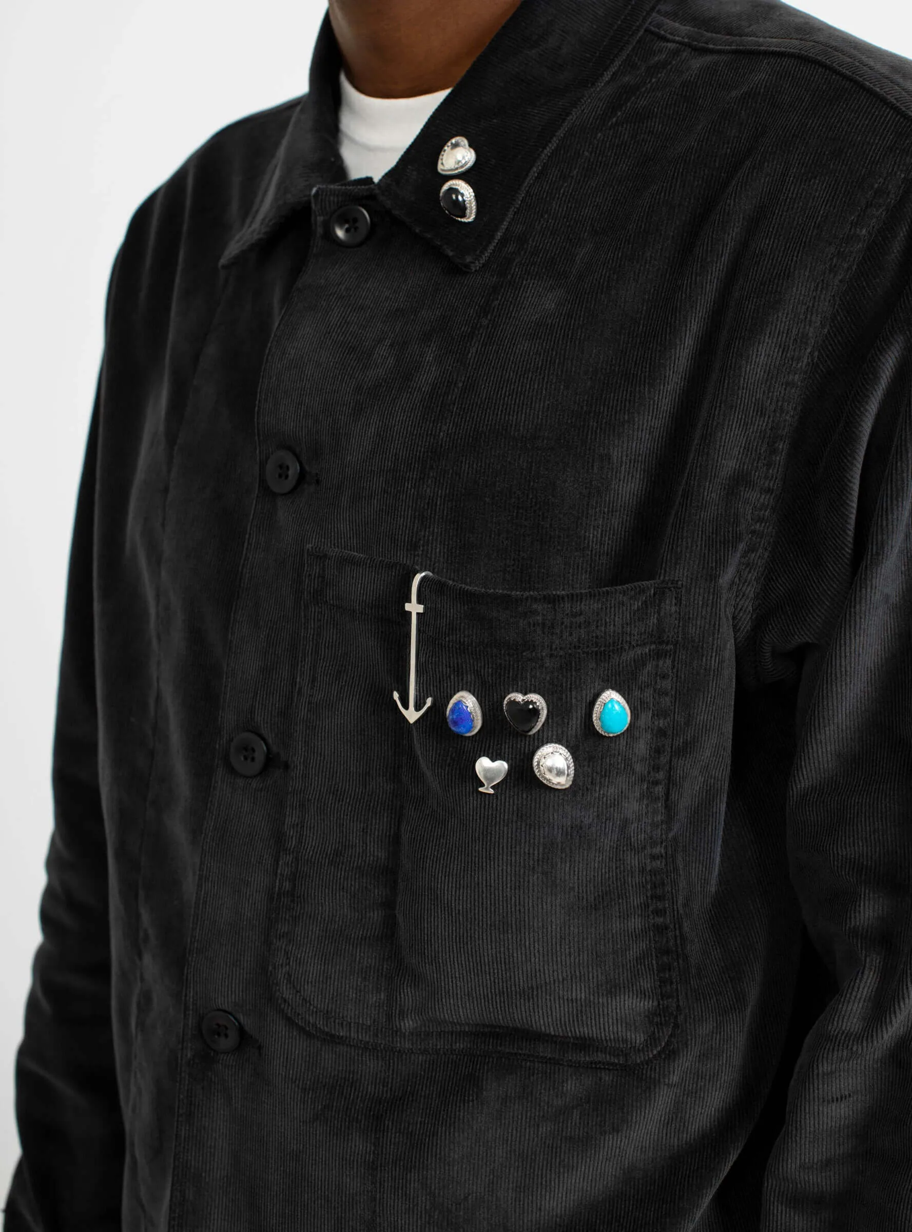 Corduroy Storage Shirt Black