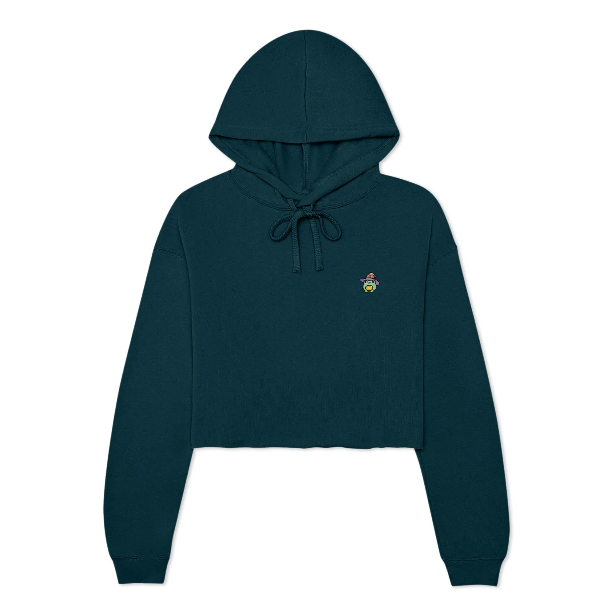 Dalix Sorcerer Frog Cropped Hoodie