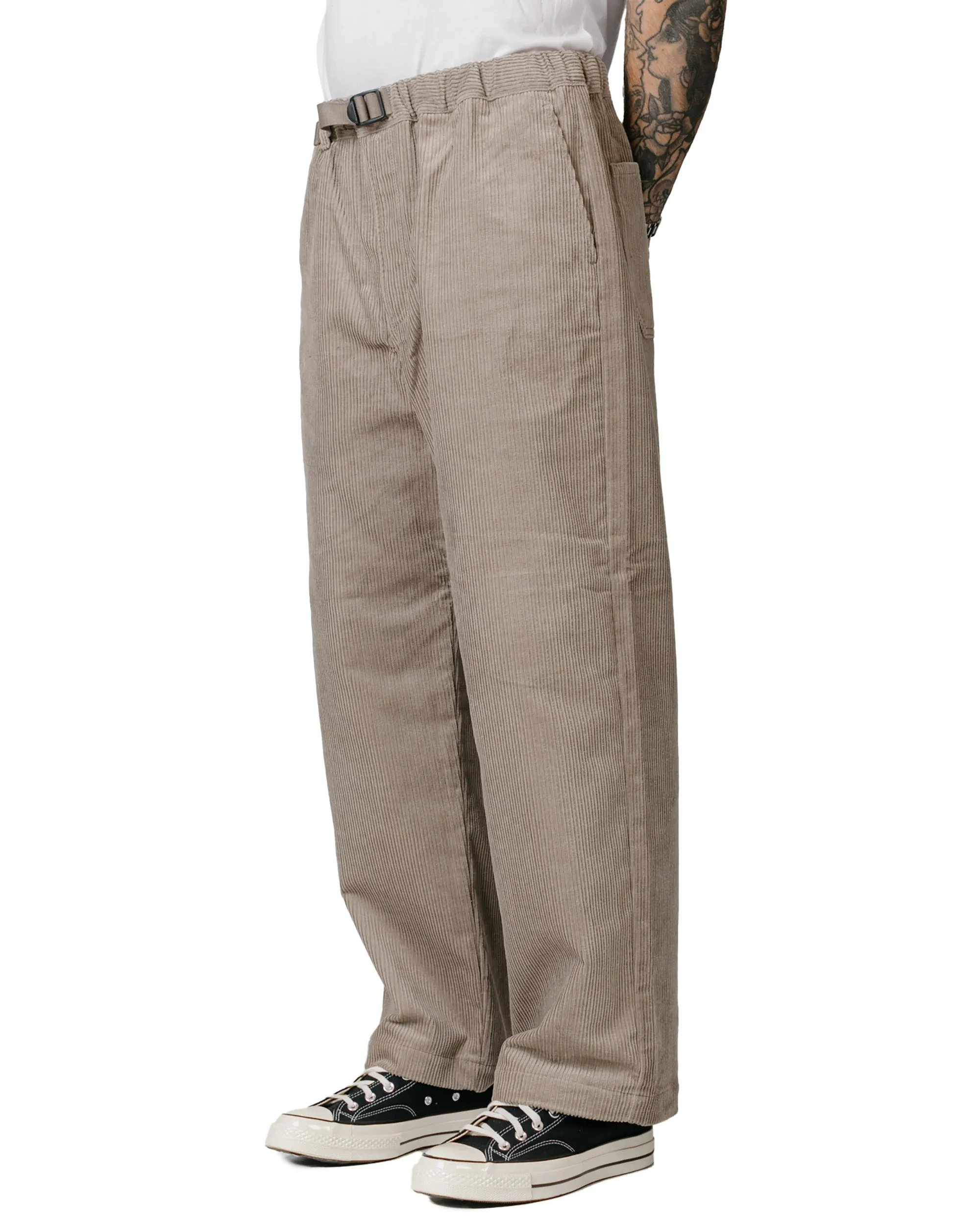 Danton Corduroy Easy Pants Taupe Grey