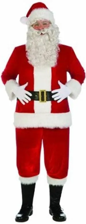 Deluxe Velvet Santa Suit Costume