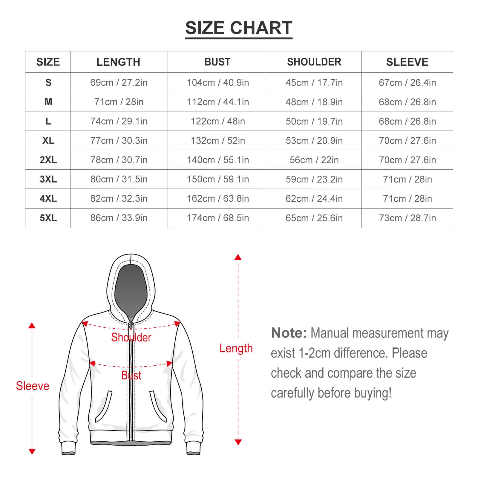 Design Your Own 230gsm Full Zip up Hoodie Jacket with Fleece Lining-S to 5XL