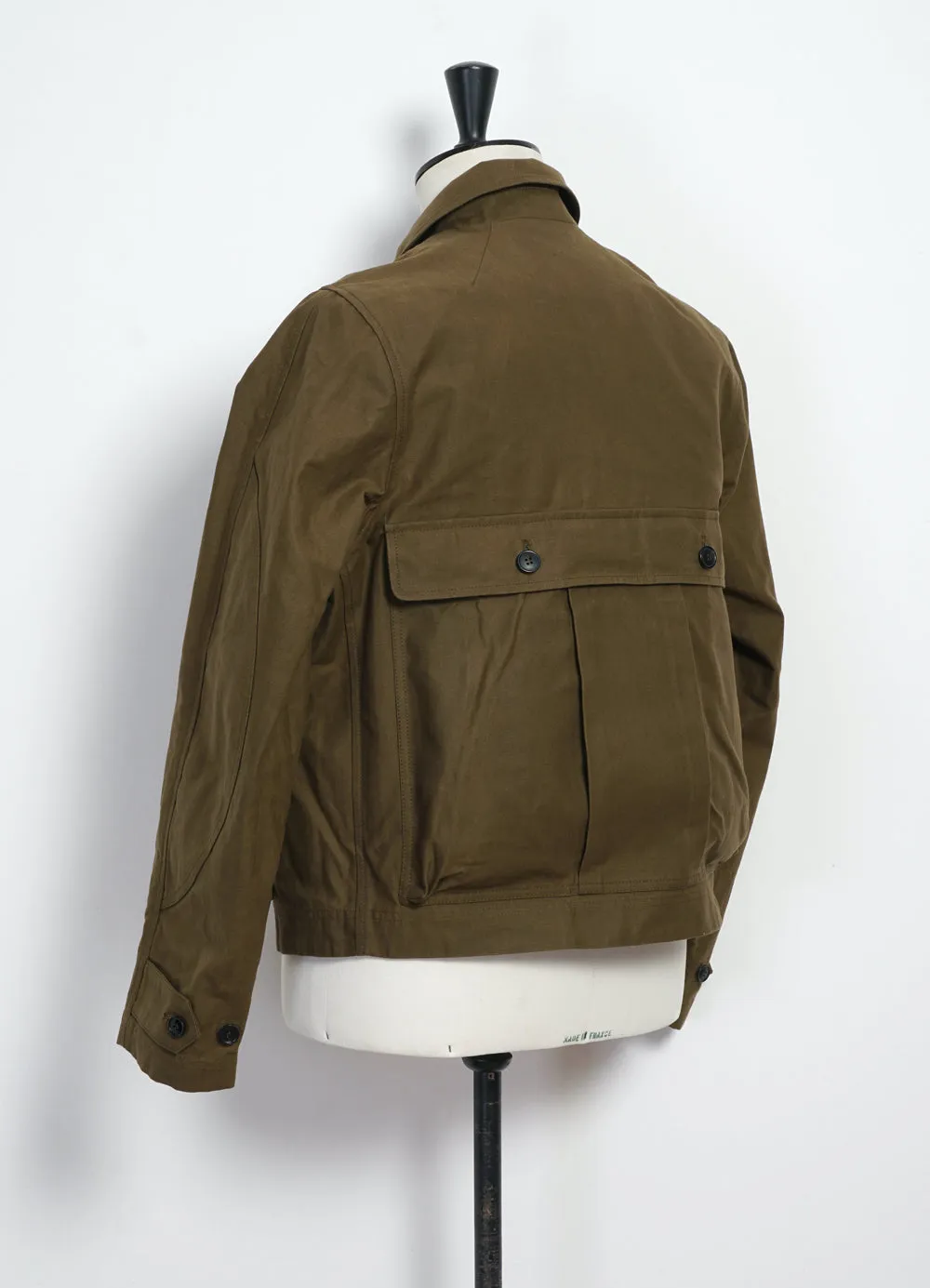 DEXTER 28-41-6 | Short Wide Utility Jacket | Printed Khaki