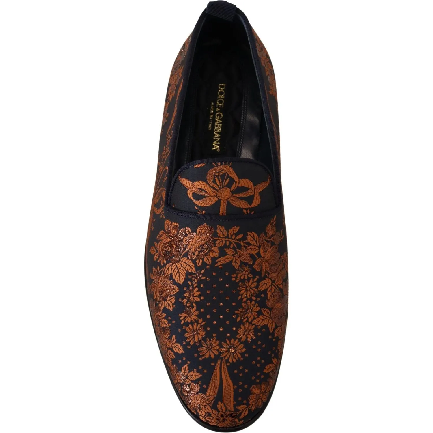 Dolce & Gabbana Elegant Floral Slip-On Loafers