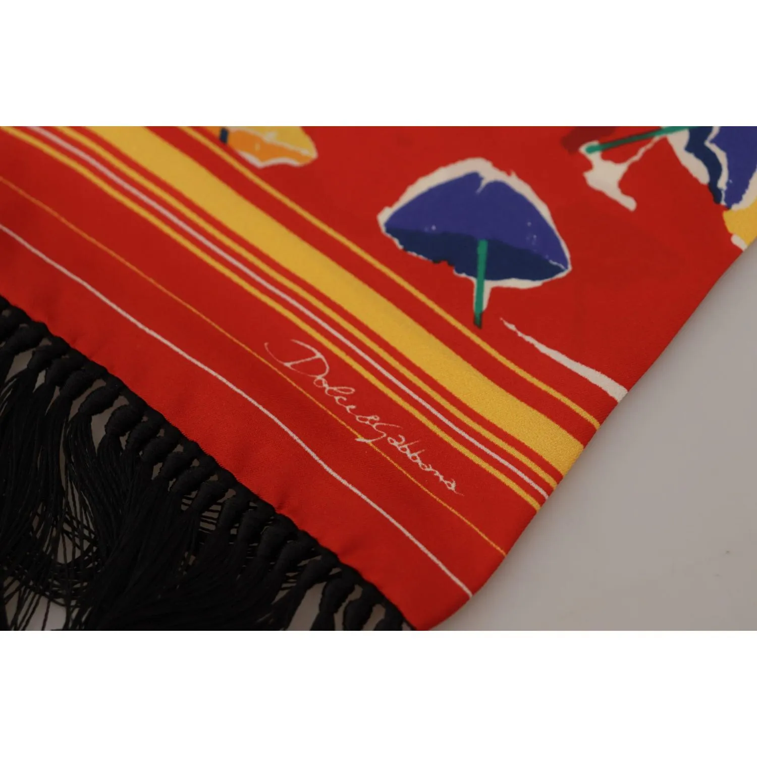 Dolce & Gabbana Elegant Multicolor Silk Men's Scarf