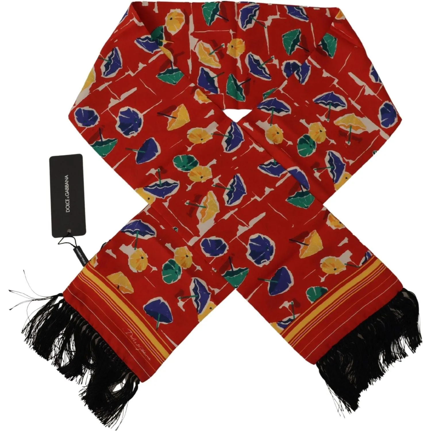 Dolce & Gabbana Elegant Multicolor Silk Men's Scarf