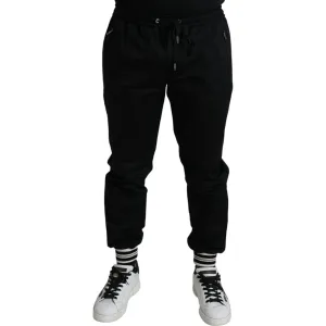 Dolce & Gabbana Sleek Skinny Cotton Jogger Pants