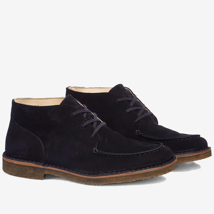 Dukeflex Suede Boots - Navy Blue