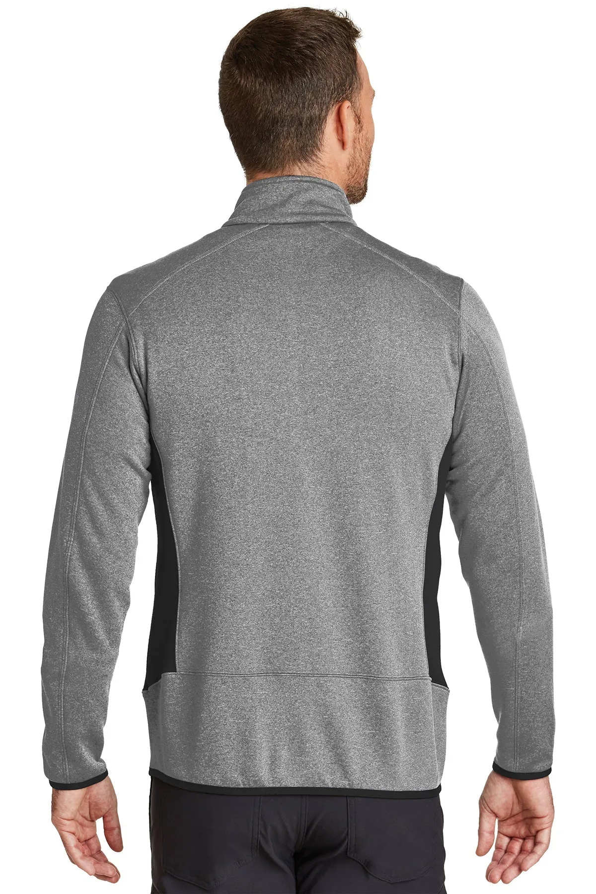 Eddie Bauer Custom Stretch Fleece Jackets, Grey Heather