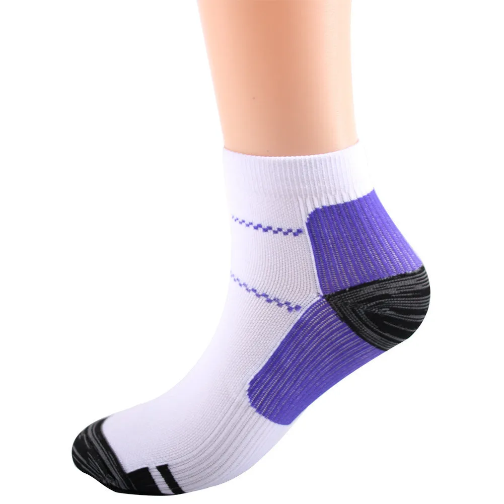 Elastic compression sports socks