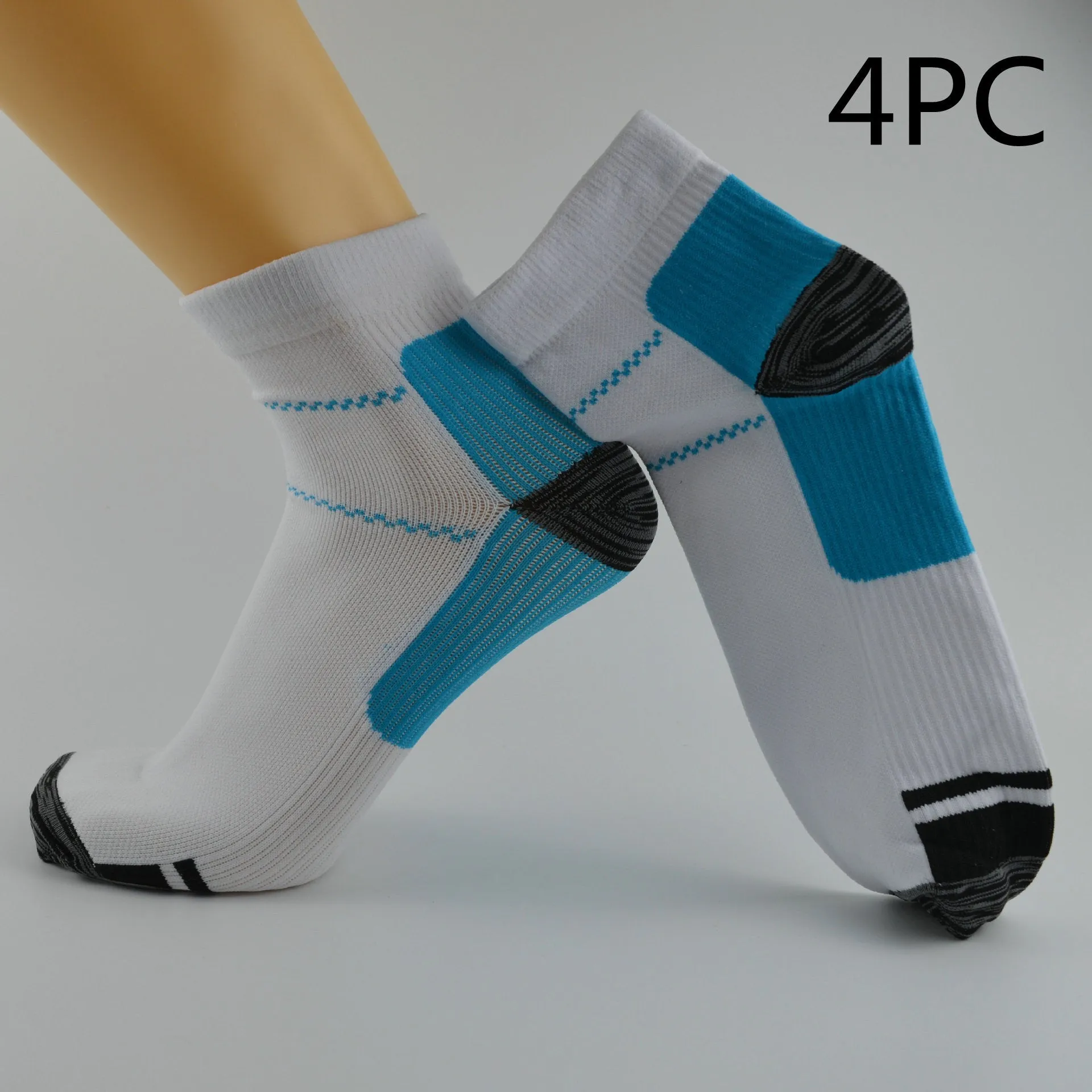 Elastic compression sports socks