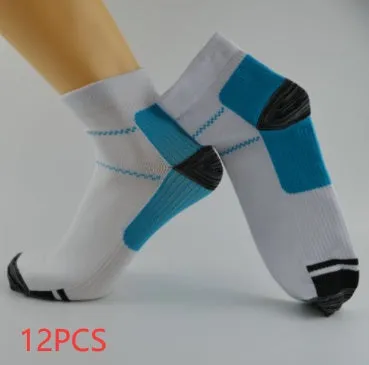 Elastic compression sports socks