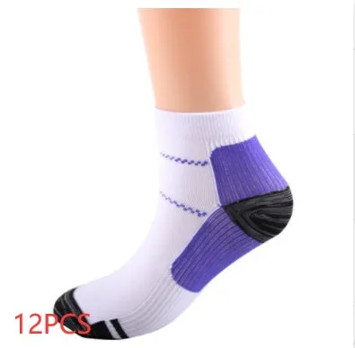 Elastic compression sports socks