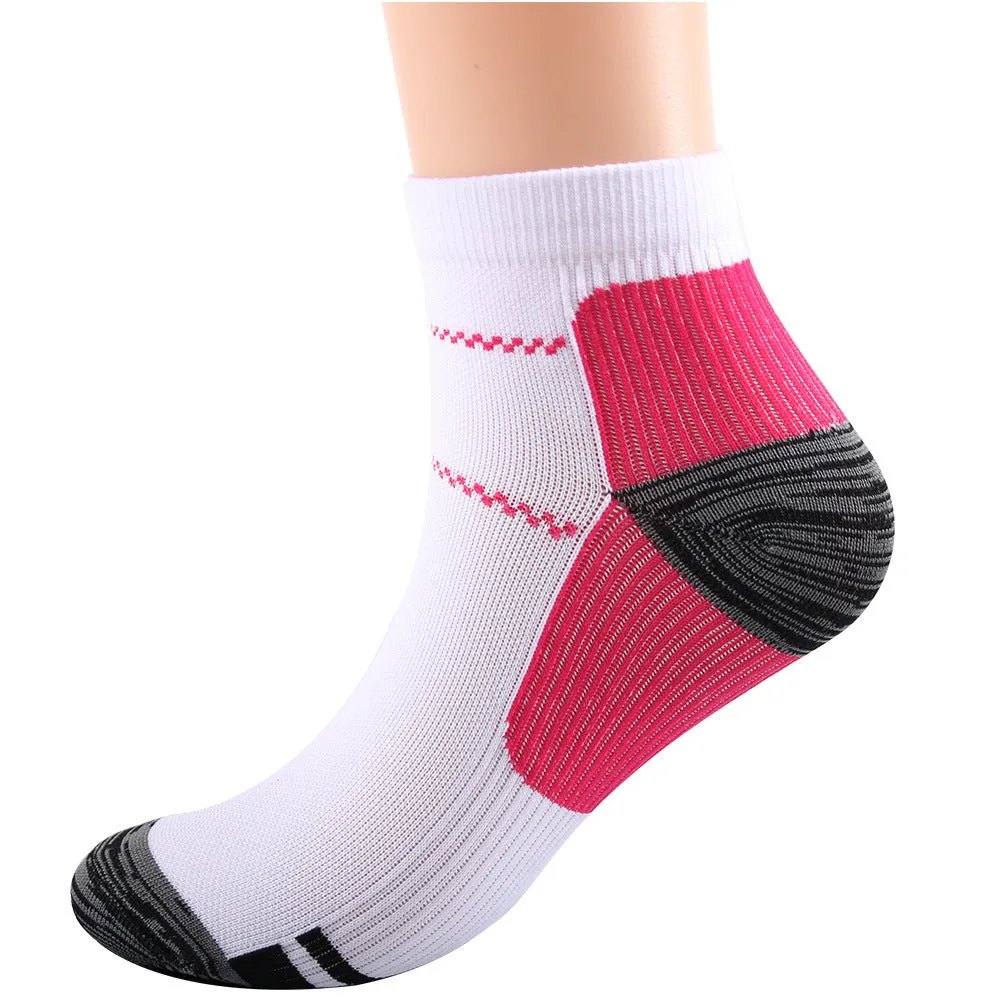 Elastic compression sports socks