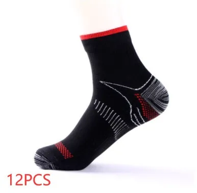 Elastic compression sports socks