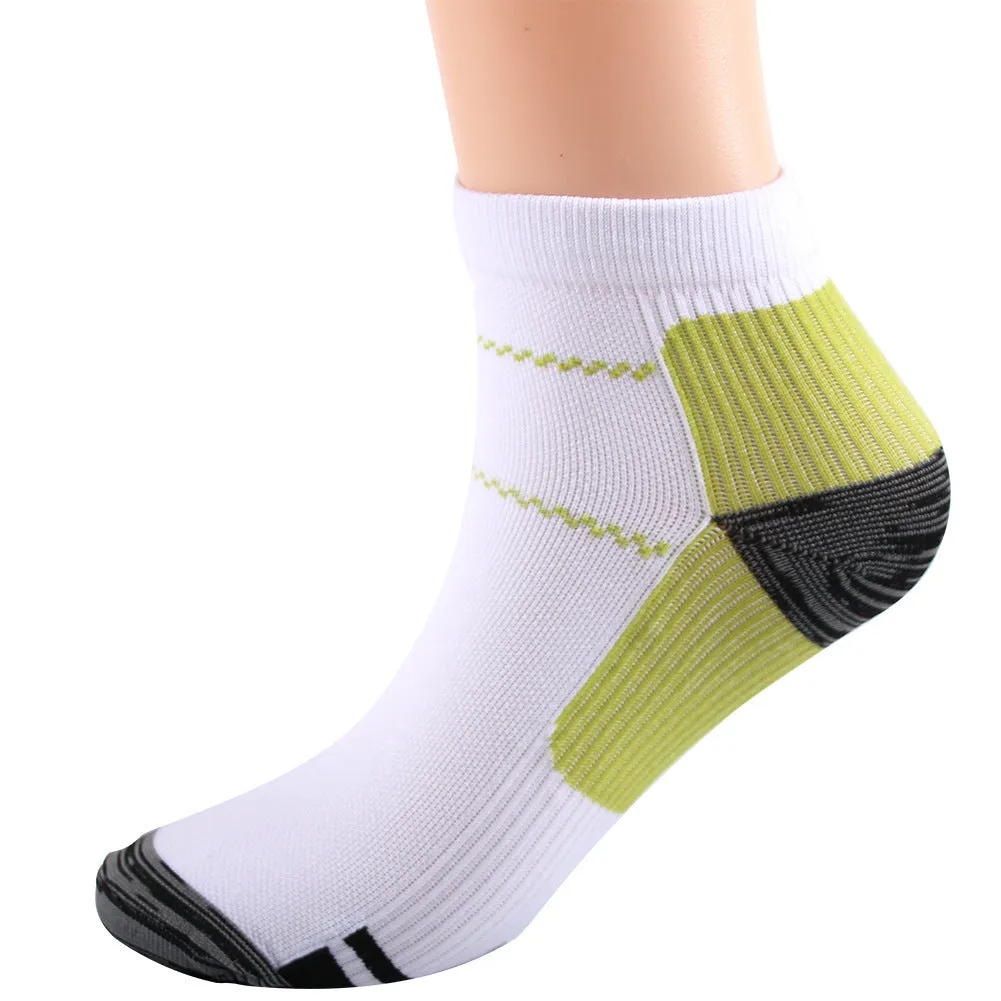 Elastic compression sports socks