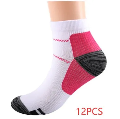 Elastic compression sports socks