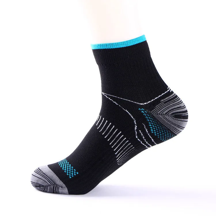 Elastic compression sports socks