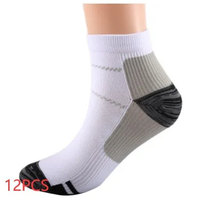 Elastic compression sports socks