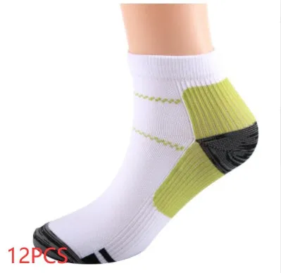 Elastic compression sports socks