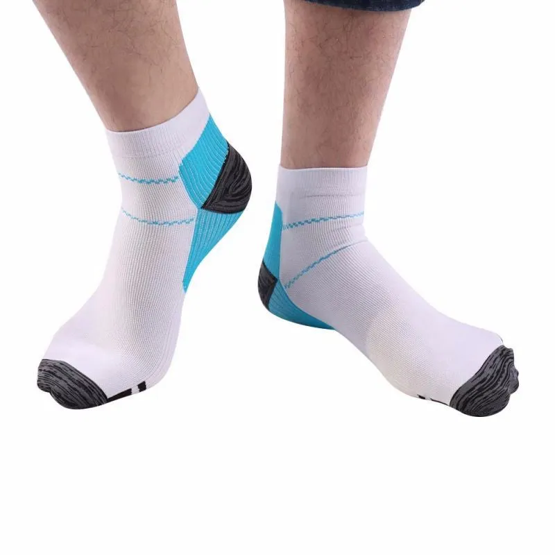 Elastic compression sports socks