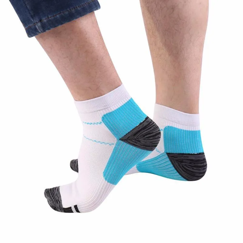 Elastic compression sports socks