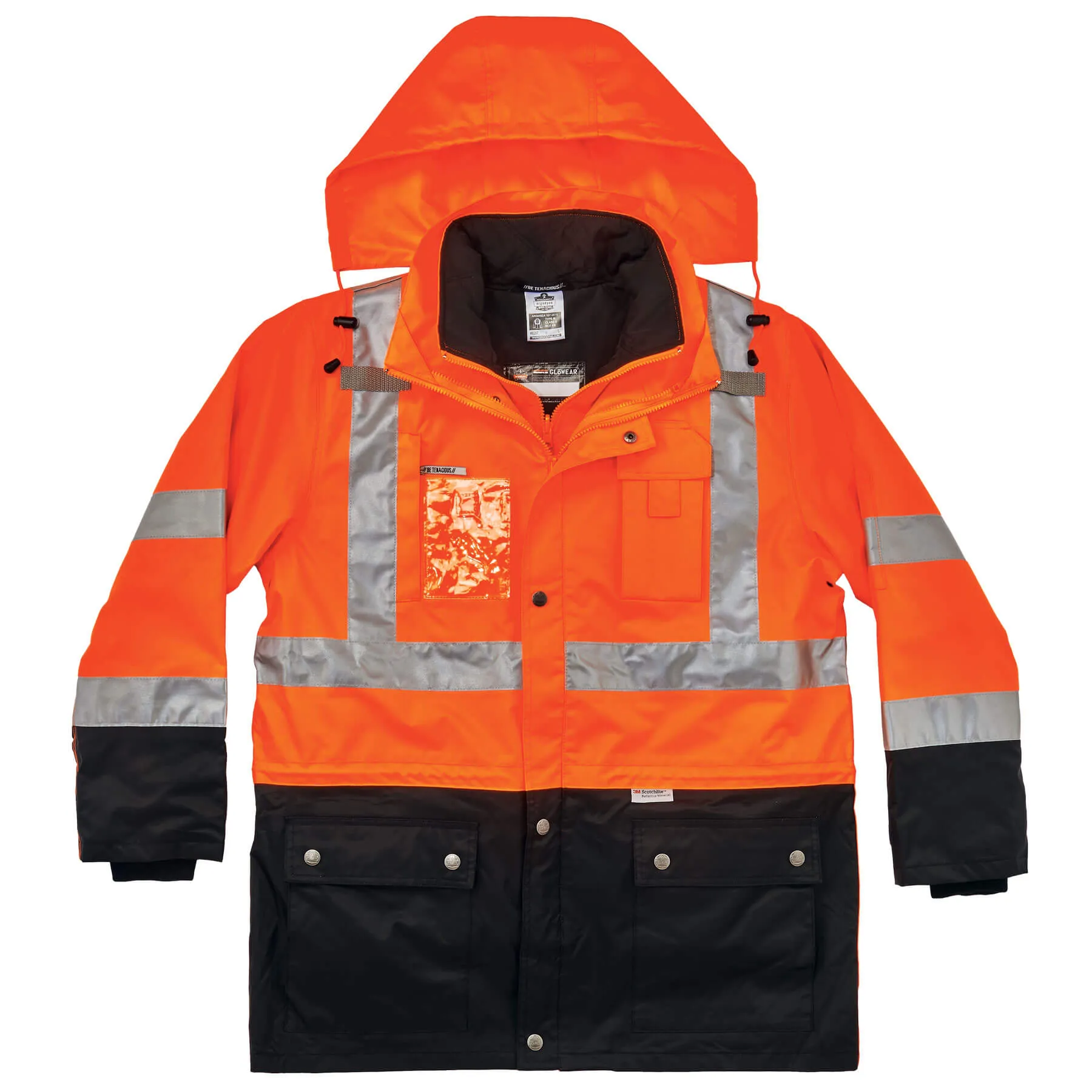 Ergodyne 25559 GloWear 8388 Type R Class 3/2 Thermal Jacket Kit, 5XL, HV Orange