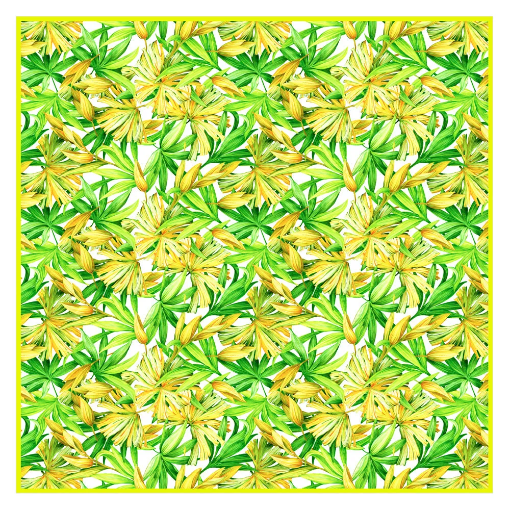 Euphoria – Secret Garden Scarf (Neon Yellow)