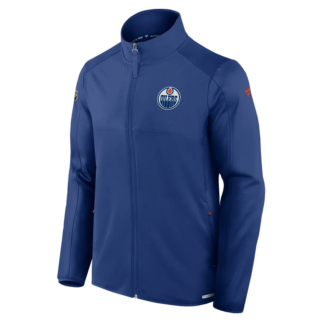 Fanatics Men's NHL Edmonton Oilers 2024 Authentic Pro Full-Zip Jacket