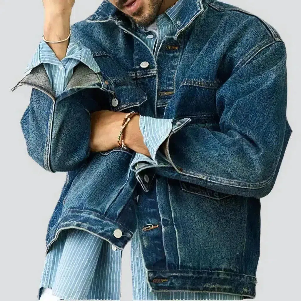 Fashion men's jeans jacket