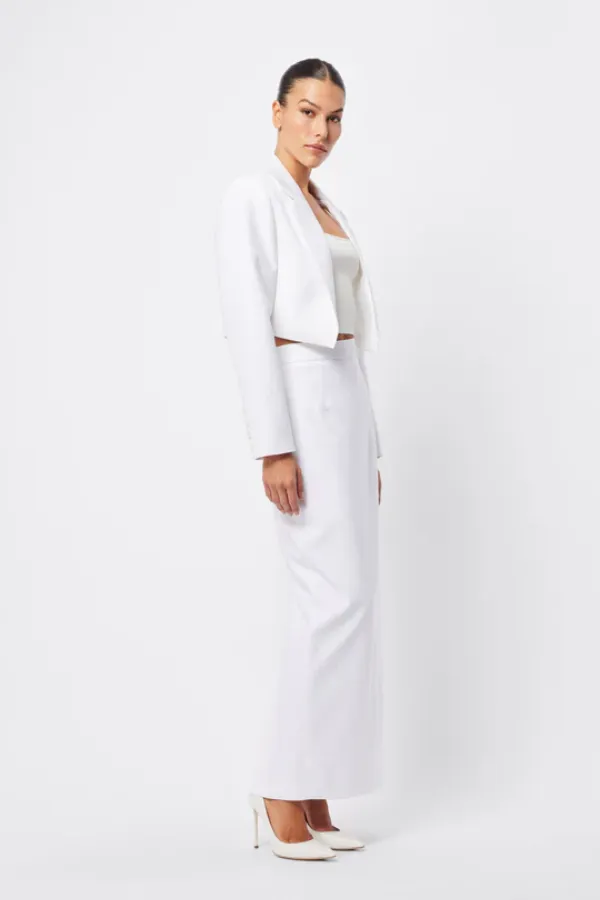 Foresight Cropped Blazer White