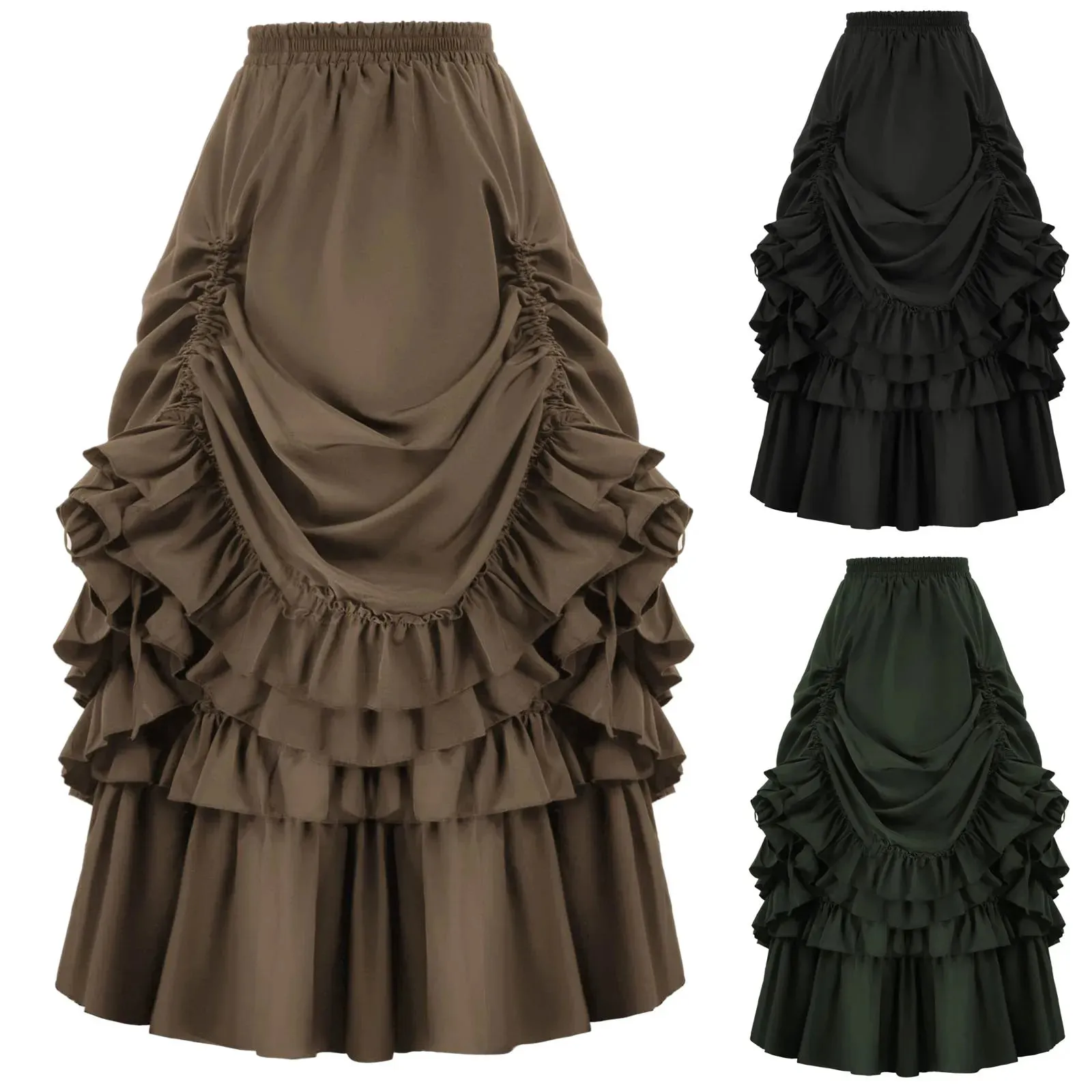 Funki Buys | Skirts | Women's Gothic Victorian Steampunk Skirt