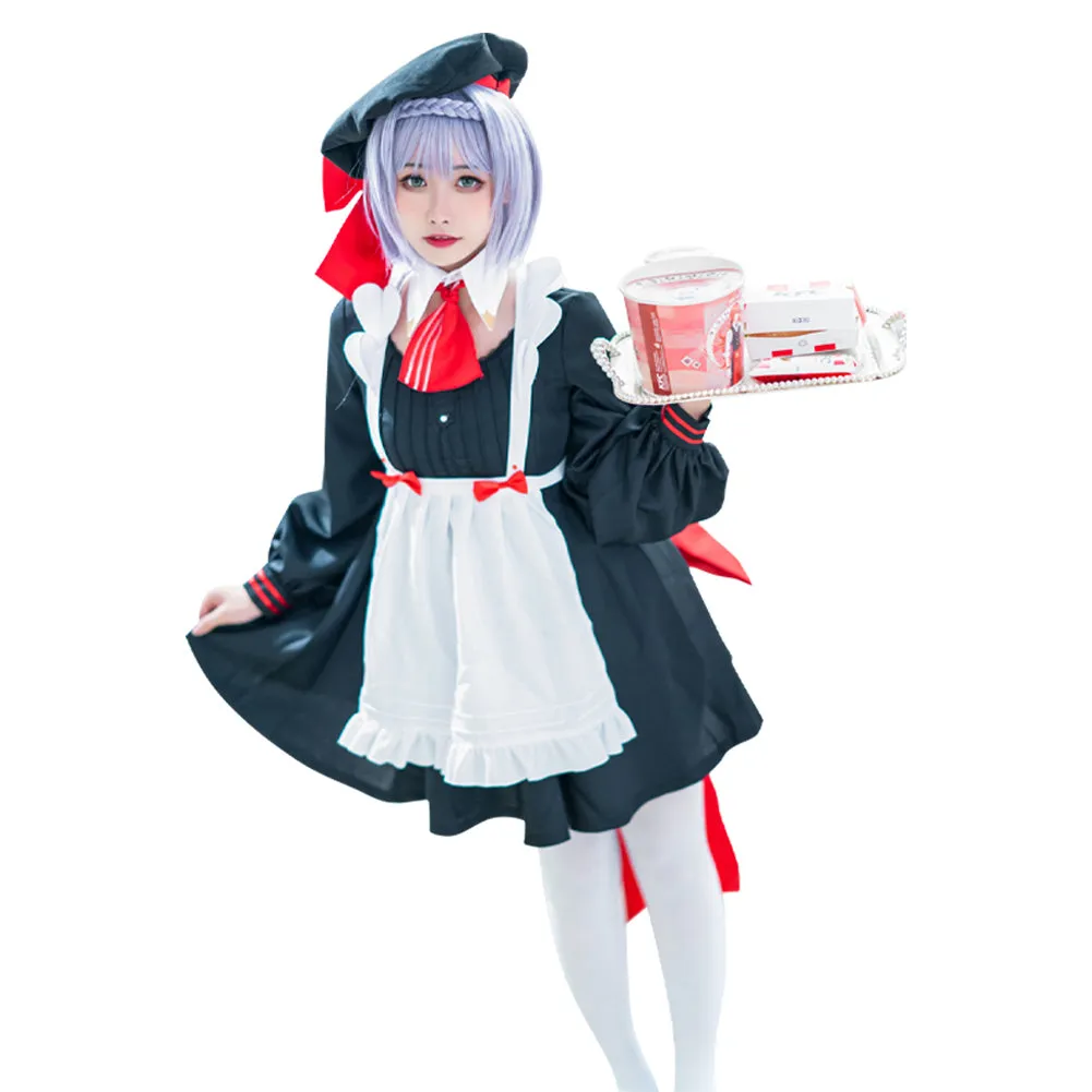 Genshin Impact x KFC Noelle Maid Dress Suit Cosplay Costume